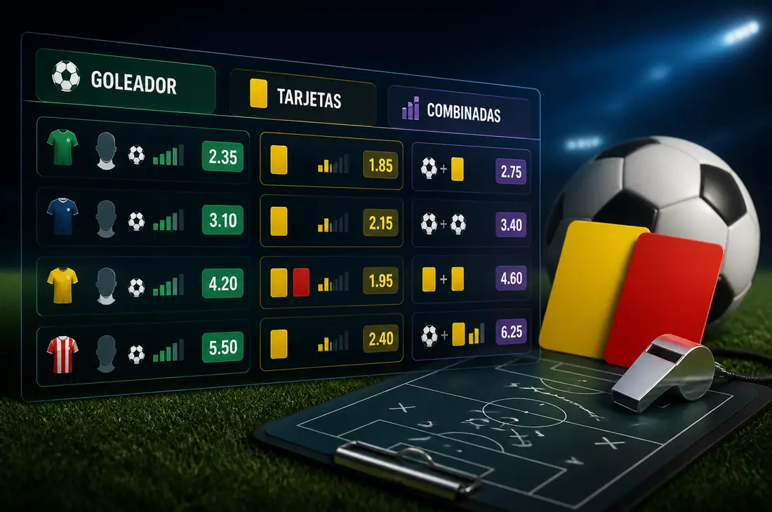 Apuestas Liga MX goleadores tarjetas y combinadas